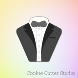 Tuxedo Cookie Cutter, Wedding Cookie Cutter