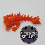 Baby Autumn Dragon, Majestic 3D-Printed Dragon Fidget Toy – Articulated and Eye-Catching!