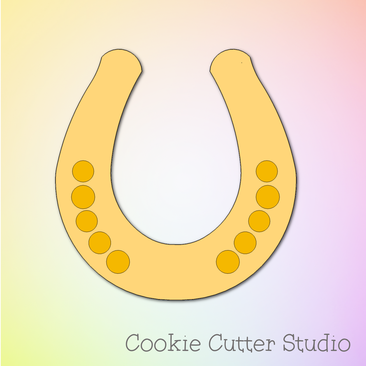 Horseshoe Cookie Cutter, St. Patrick's Day Cookie Cutters