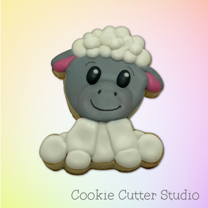 Lamb Cookie Cutter, Sheep Cookie Cutter, Farm Animal Cookie Cutter