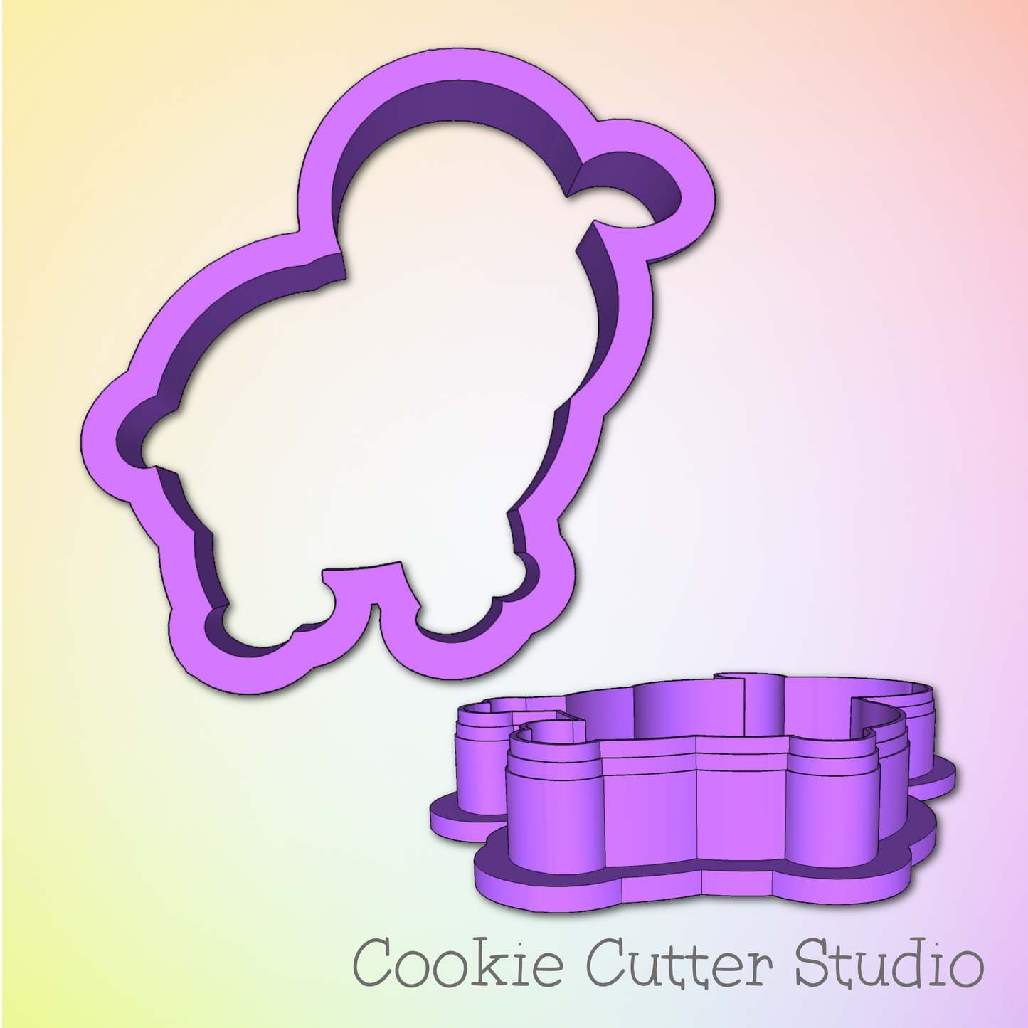 Lamb Cookie Cutter, Sheep Cookie Cutter