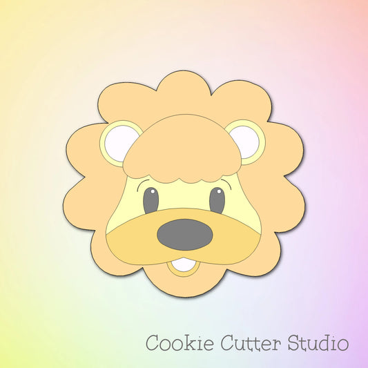 Classic Lion Head Cookie Cutter