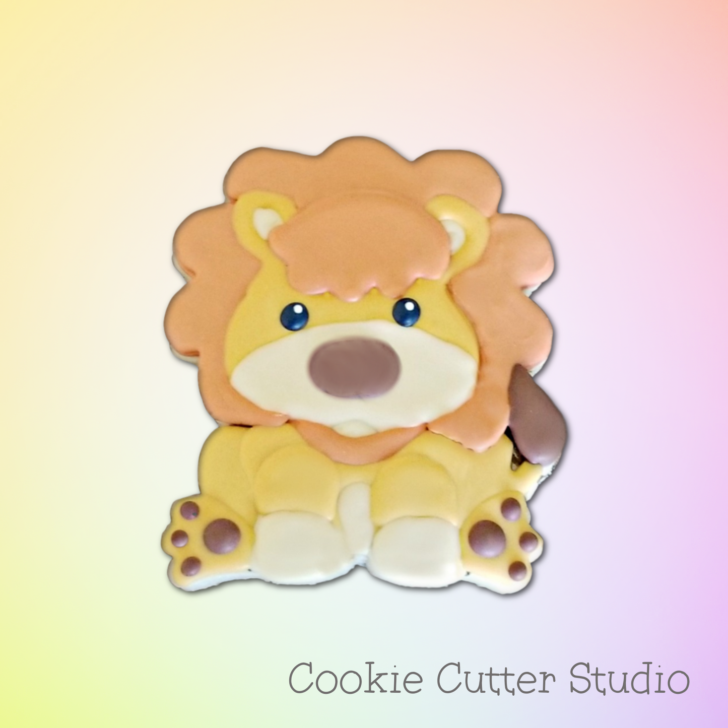 Classic Lion Full Body Cookie Cutter