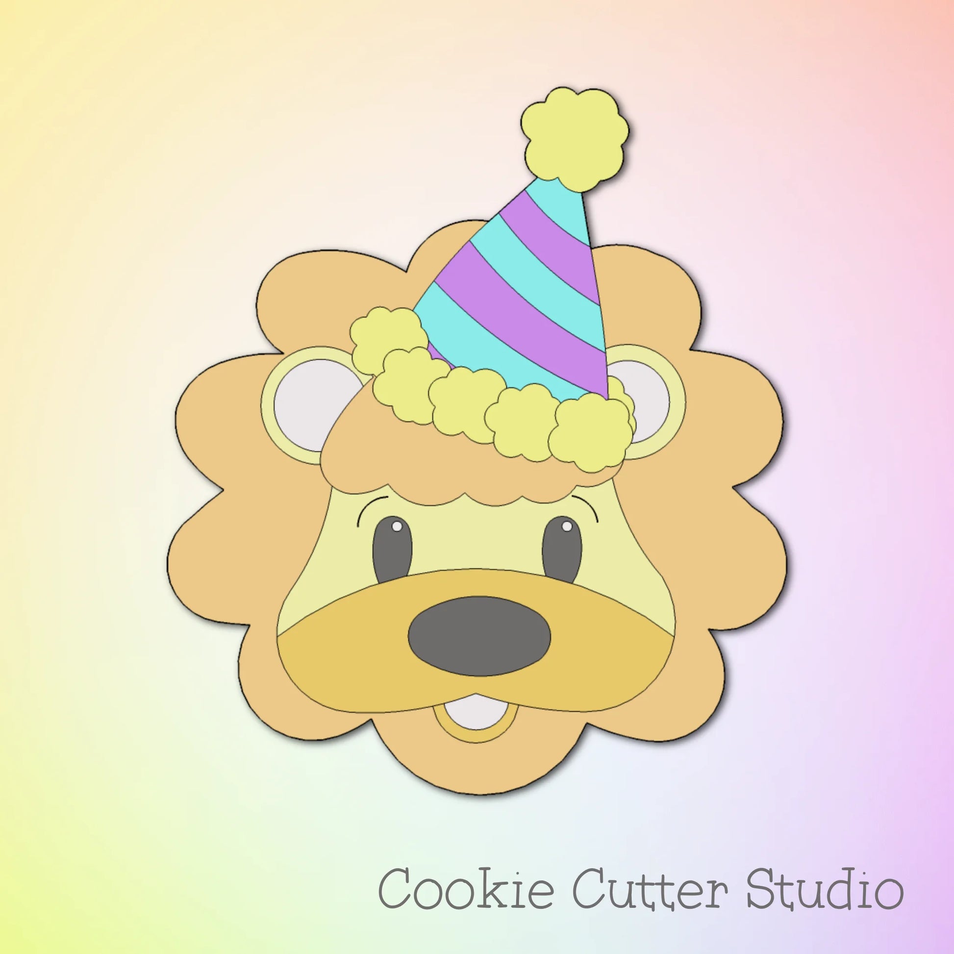 Lion Head Cookie Cutter