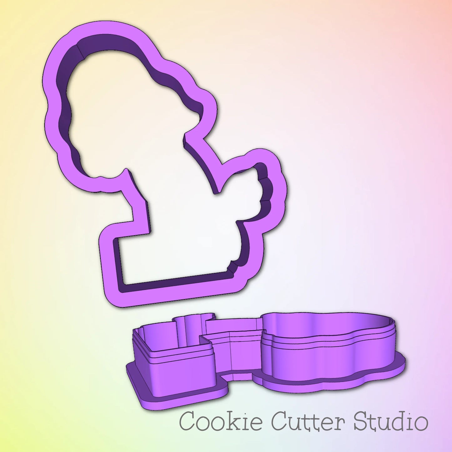 Mermaid Number One Cookie Cutter, Mermaid Cookie Cutter