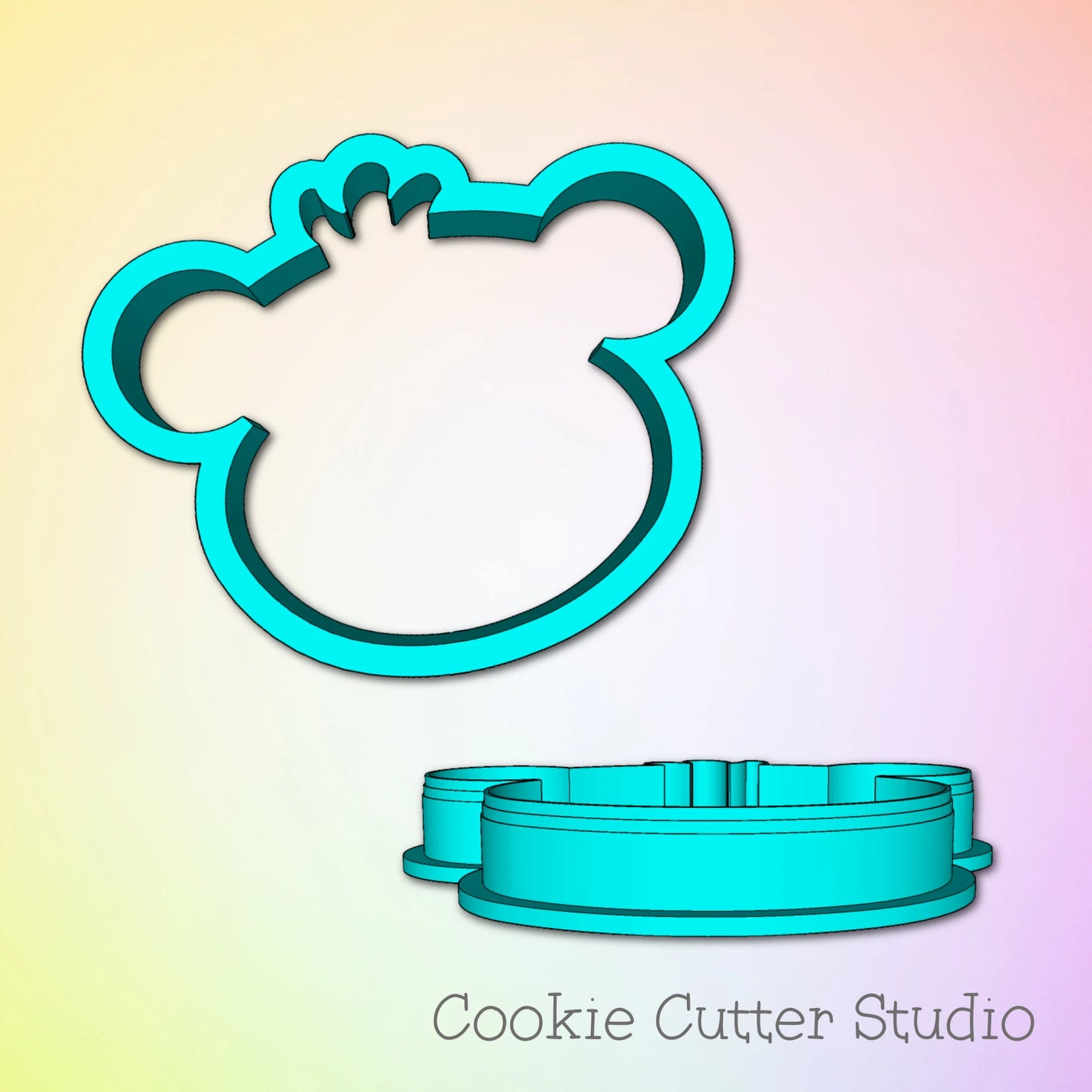 Classic Monkey Head Cookie Cutter