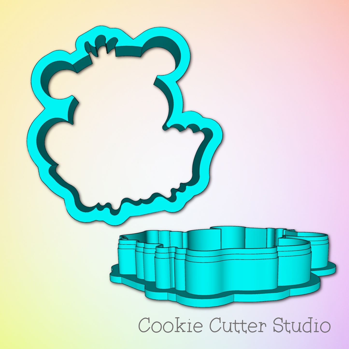 Classic Monkey Full Body Cookie Cutter