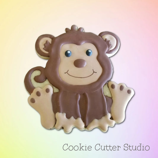 Classic Monkey Full Body Cookie Cutter