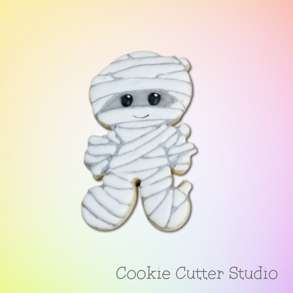 Mummy Boy Cookie Cutter, Halloween Cookie Cutter