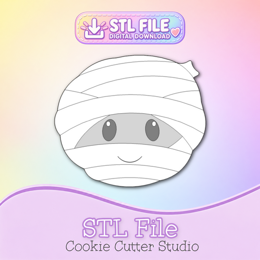 Mummy Cookie Cutter STL File | Digital Download Only | 5 Sizes