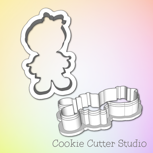 Mummy Girl Cookie Cutter, Halloween Cookie Cutter