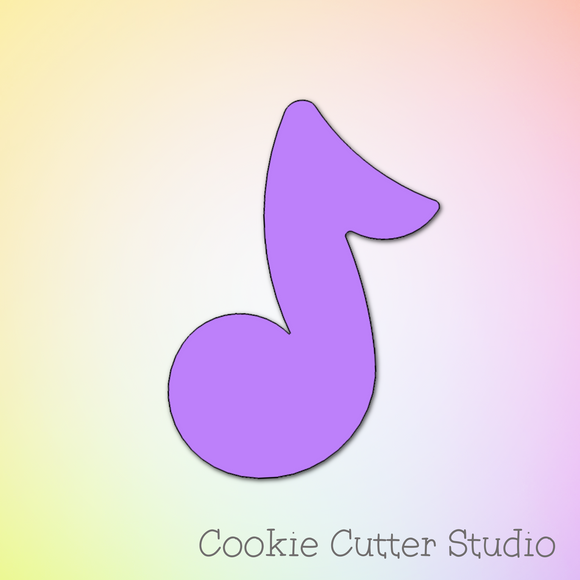 Music Note Cookie Cutter