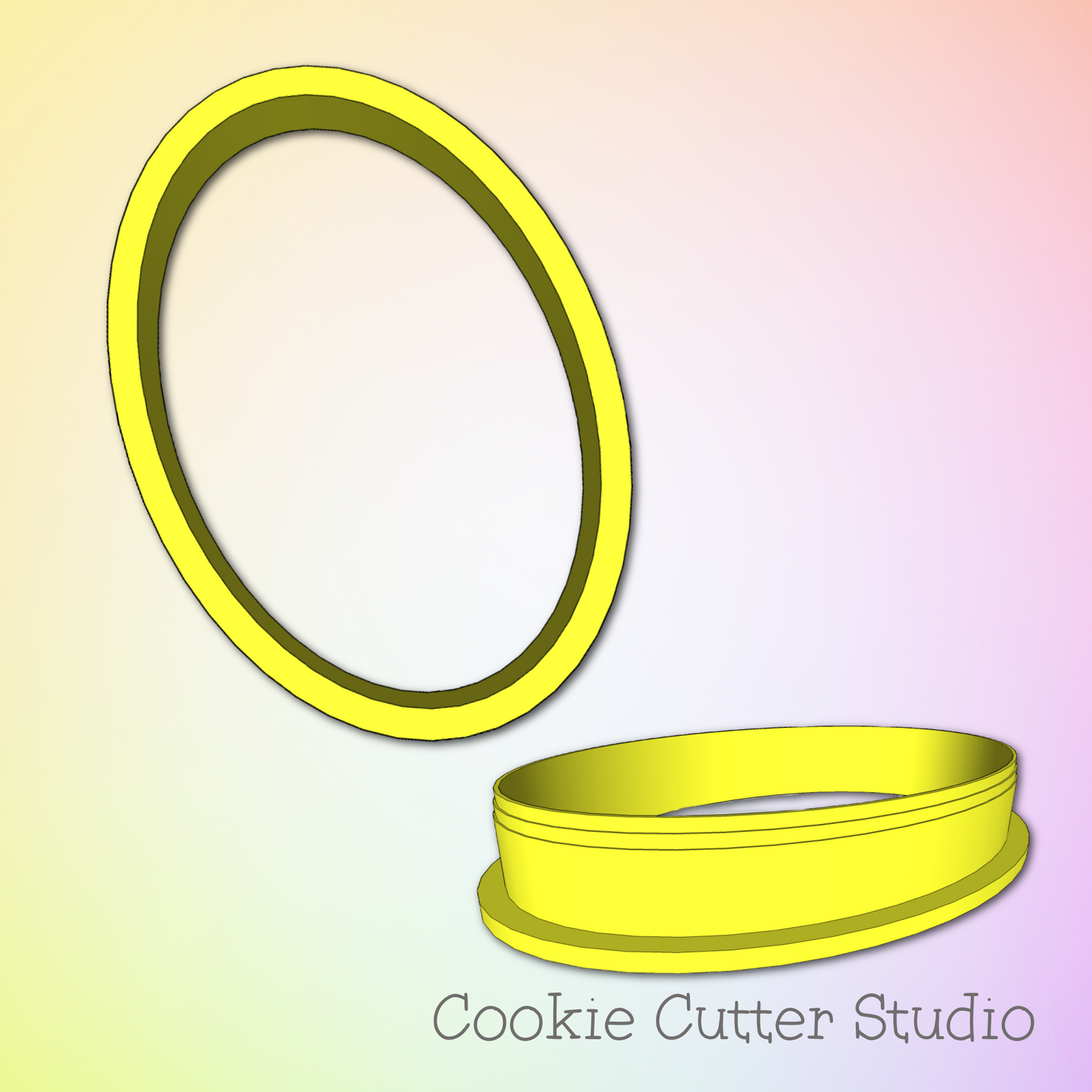 Oval Cookie Cutter