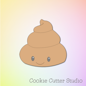 Poop Emoji Cookie Cutter, Potty Cookie Cutters