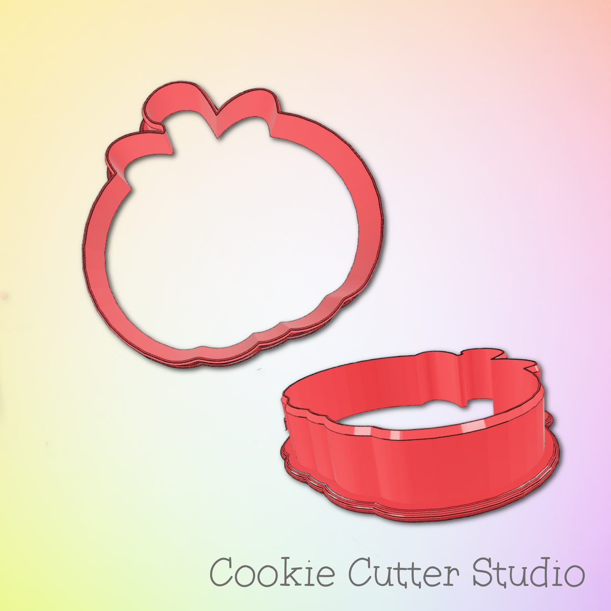 Pumpkin with a Bow Cookie Cutter