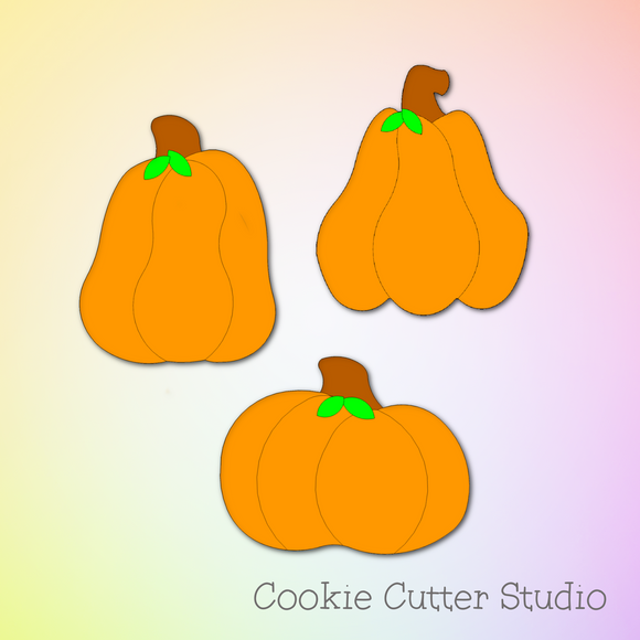 Pumpkin Cookie Cutter Set, Halloween Cookie Cutters