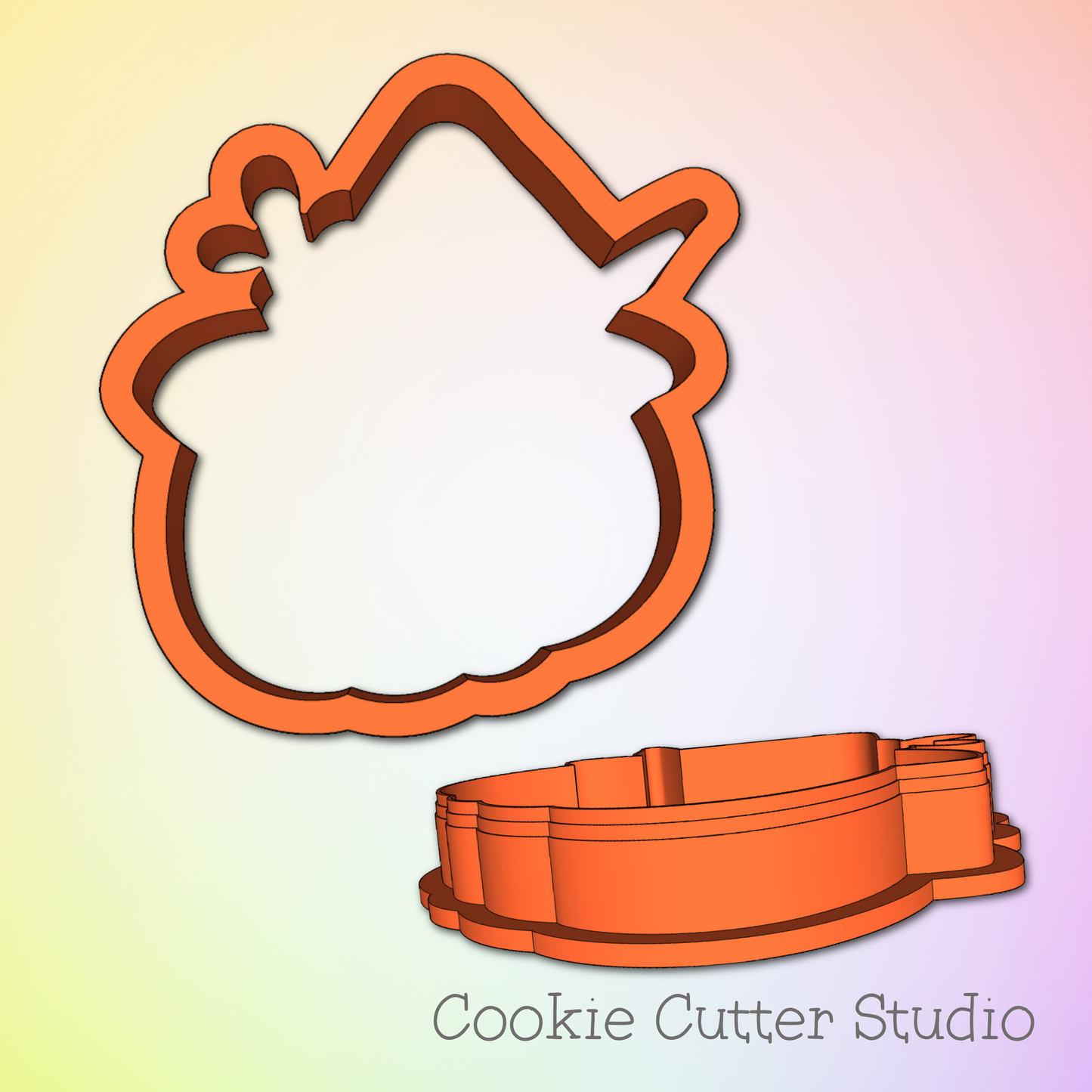 Pumpkin Witch Cookie Cutter, Halloween Cookie Cutter
