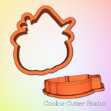 Witch Pumpkin Cookie Cutter, Halloween Cookie Cutter