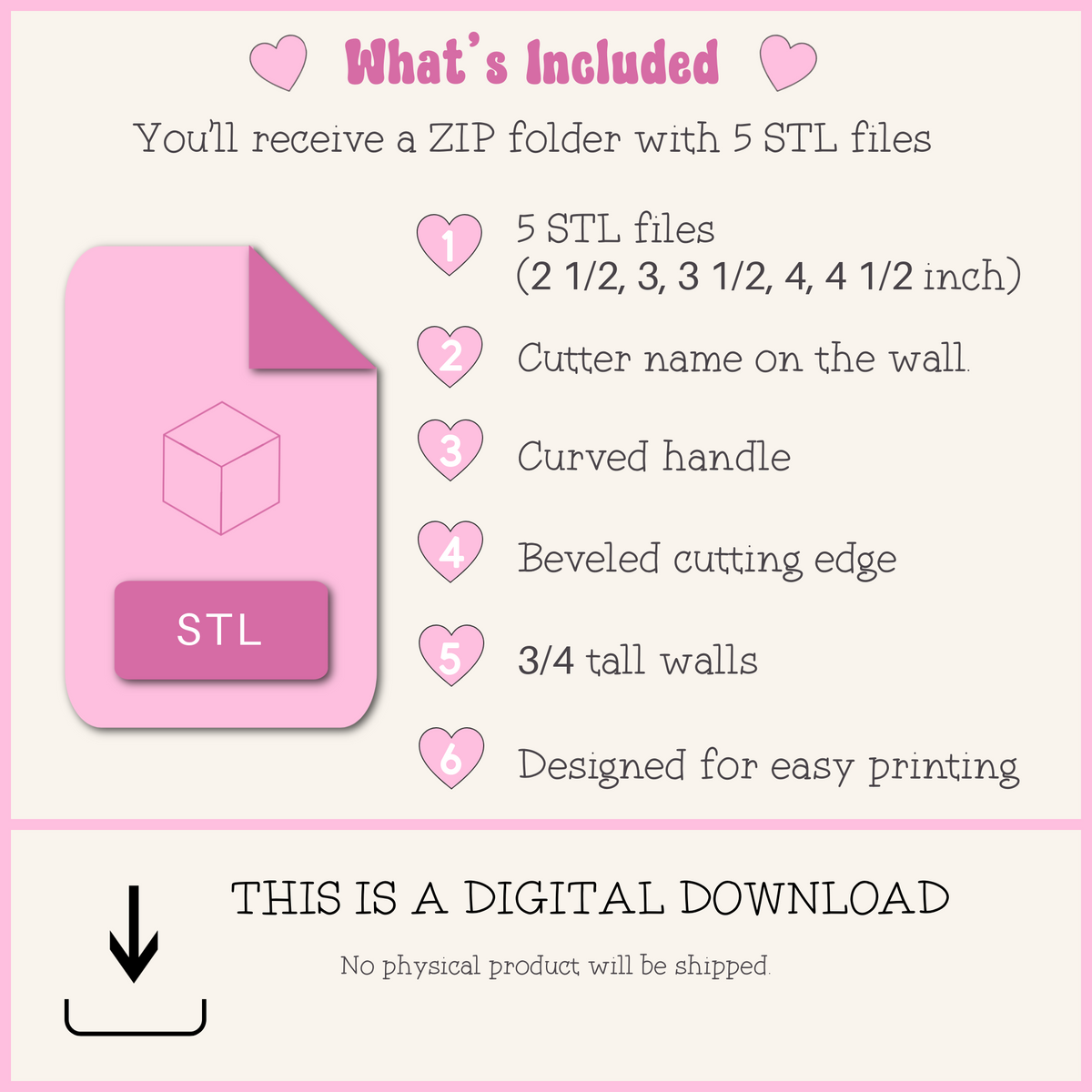 Ghost Witch on Broom Cookie Cutter STL Files | Digital Download Only | 5 Files (Copy)