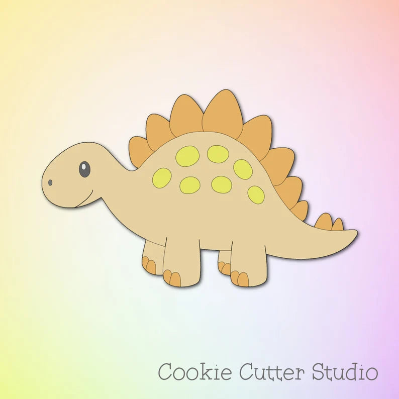 Stegosaurus Cookie Cutter, Dinosaur Cookie Cutter