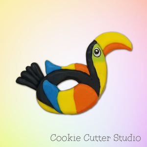 Toucan Float Cookie Cutter, Pool  Float Cookie Cutter