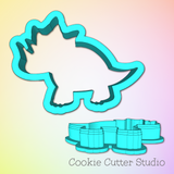 Triceratops Cookie Cutter, Dinosaur Cookie Cutter