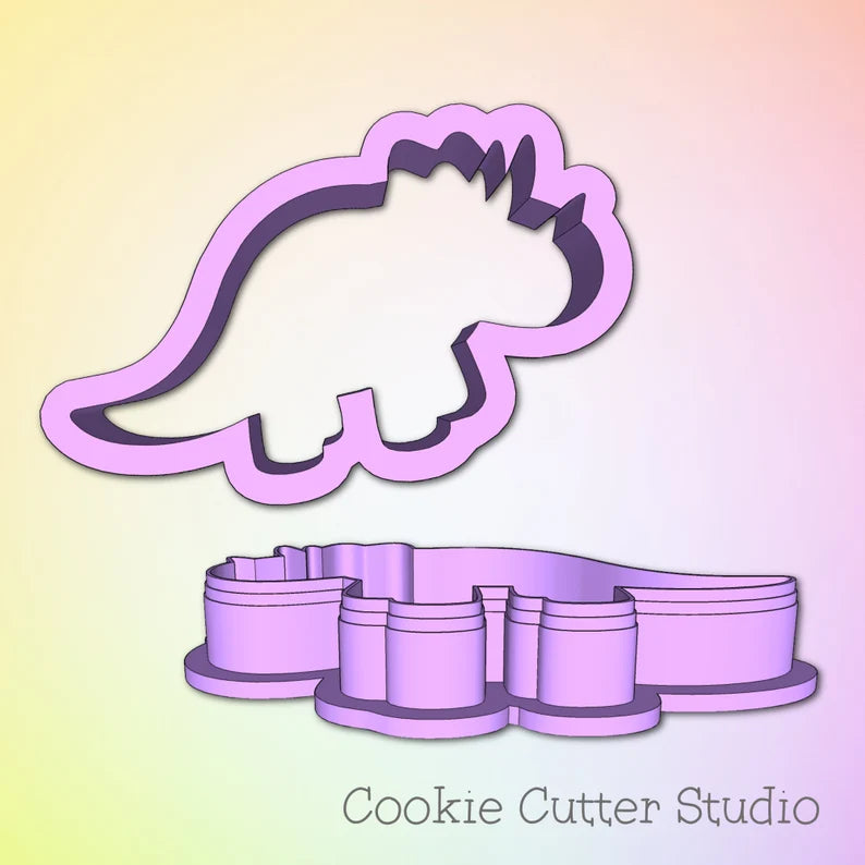 Triceratops Cookie Cutter, Dinosaur Cookie Cutter