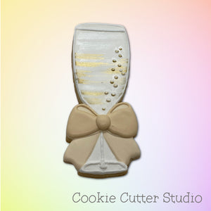 Wine Glass Cookie Cutter, Bridal Shower Cookie Cutter