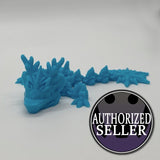 Baby Winter Dragon, Majestic 3D-Printed Dragon Fidget Toy – Articulated and Eye-Catching!