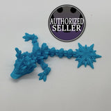 Baby Winter Dragon, Majestic 3D-Printed Dragon Fidget Toy – Articulated and Eye-Catching!