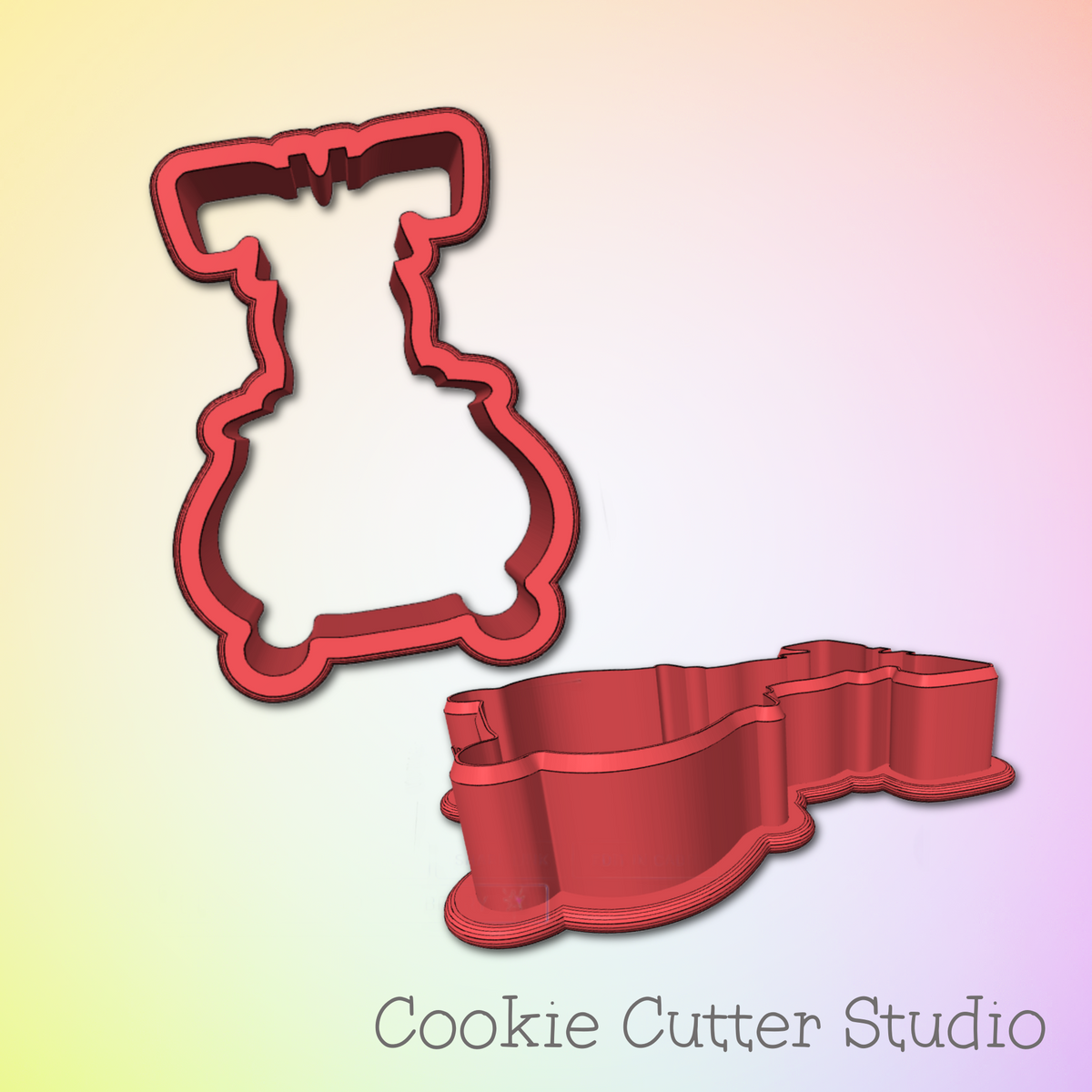 Witch Feet in Cauldron Cookie Cutter STL Files | Digital Download Only | 5 Files (Copy)