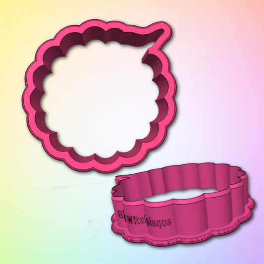 Ghost Witch Plaque Cookie Cutter STL Files | Digital Download Only | 5 Files