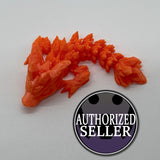 Baby Wolf Dragon, Majestic 3D-Printed Dragon Fidget Toy – Articulated and Eye-Catching!