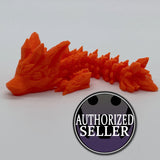 Baby Wolf Dragon, Majestic 3D-Printed Dragon Fidget Toy – Articulated and Eye-Catching!