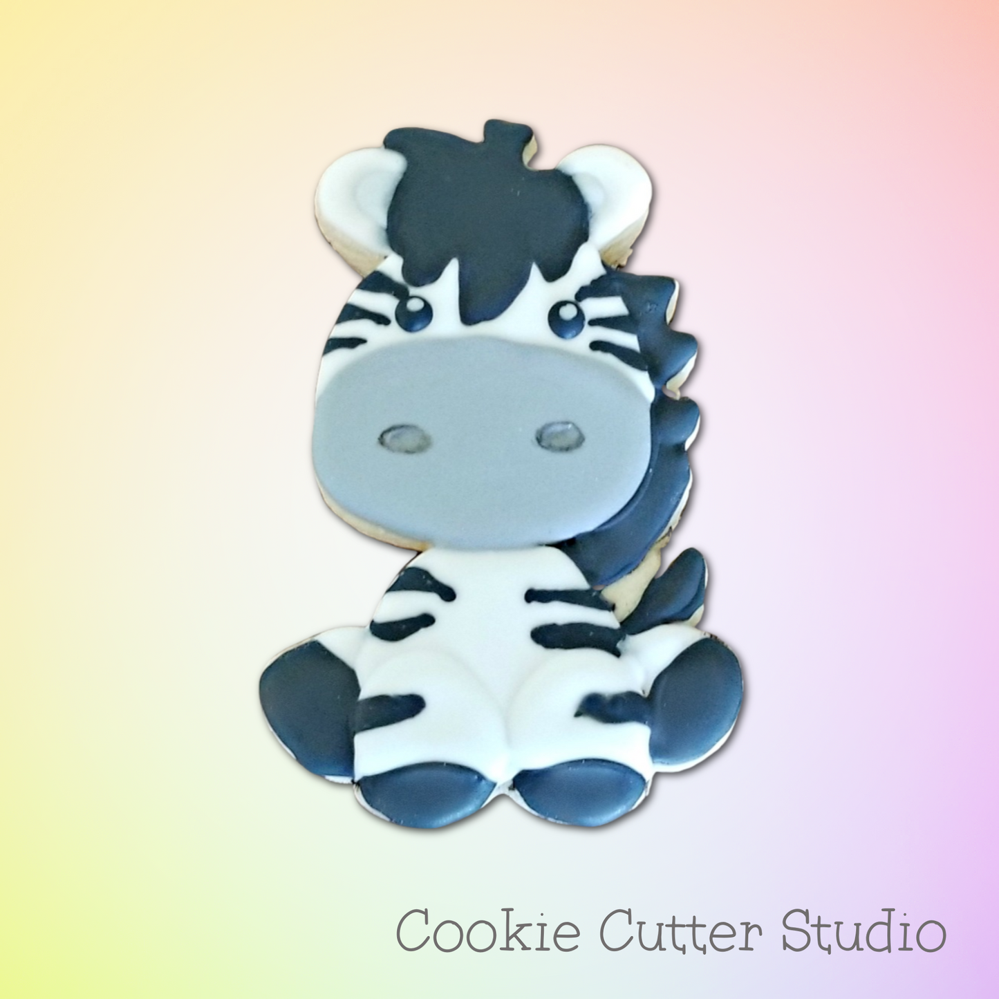 Classic Zebra Full Body Cookie Cutter