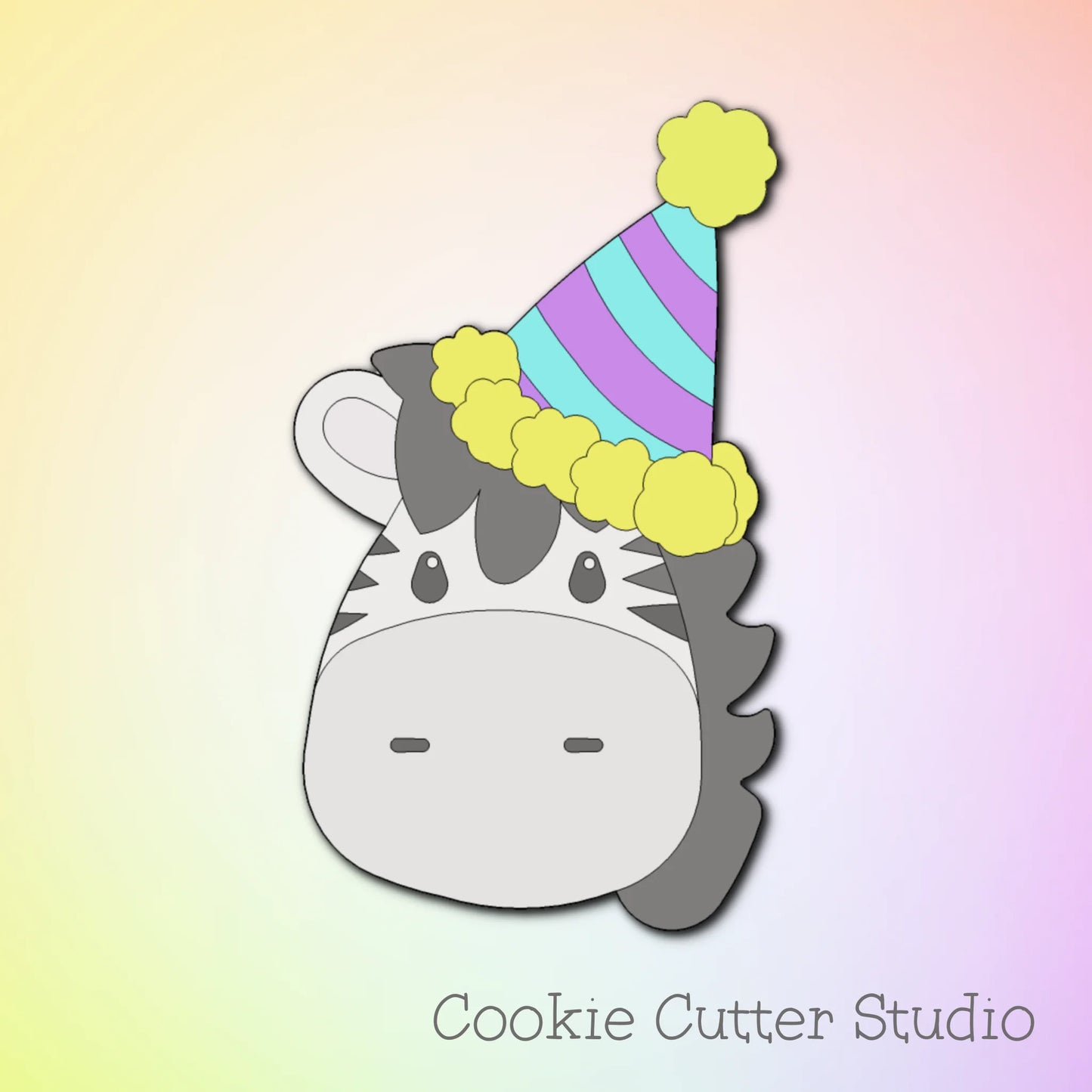 Zebra Head Cookie Cutter