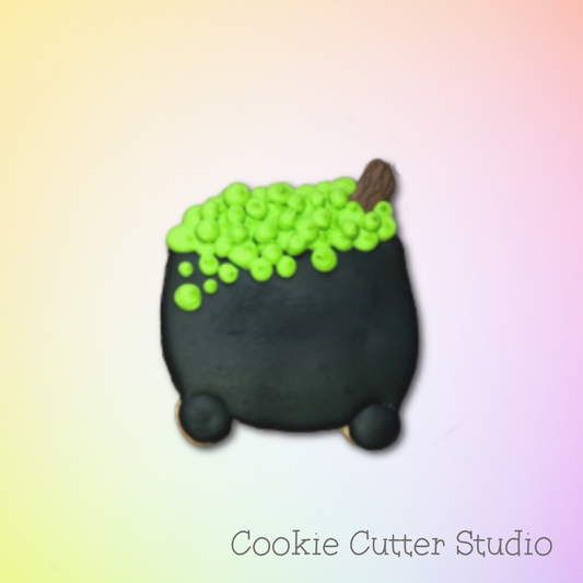 Cauldron Cookie Cutter, Halloween Cookie Cutter