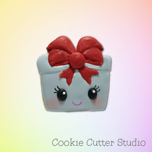 Gift Cookie Cutter, Christmas Cookie Cutter