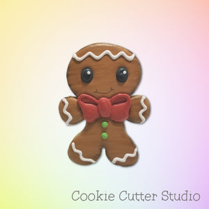 Gingerbread Man Cookie Cutter, Christmas Cookie Cutter