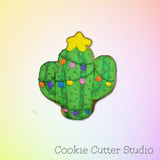 Christmas Cactus Cookie Cutter