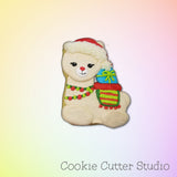 Christmas Alpaca Cookie Cutter