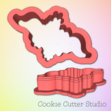 Floral Cookie Cutter, Baptism Cookie Cutter