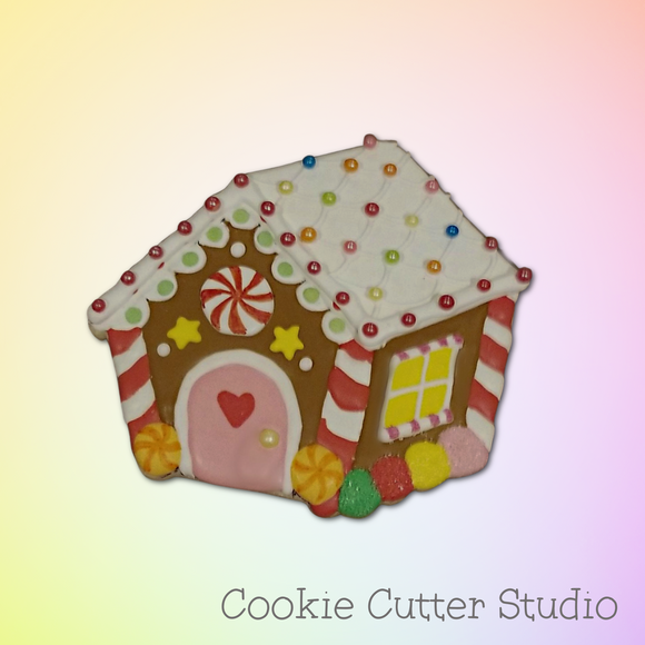 Gingerbread House Cookie Cutter, Christmas Cookie Cutter