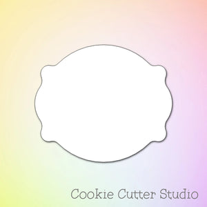 Floral Plaque Cookie Cutter