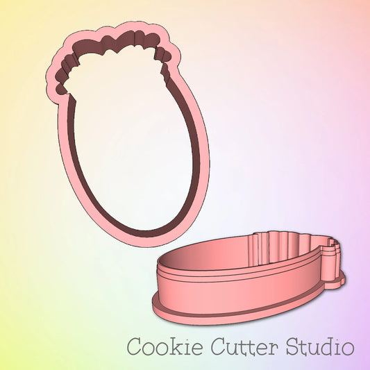 Floral Plaque Cookie Cutter