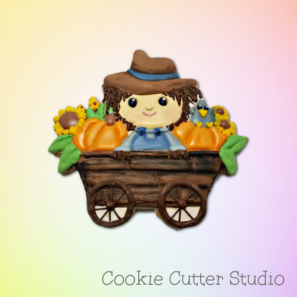 Scarecrow Cookie Cutter, Thanksgiving Cookie Cutters, Autumn Cookie Cutter