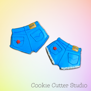 Short Shorts Cookie Cutter