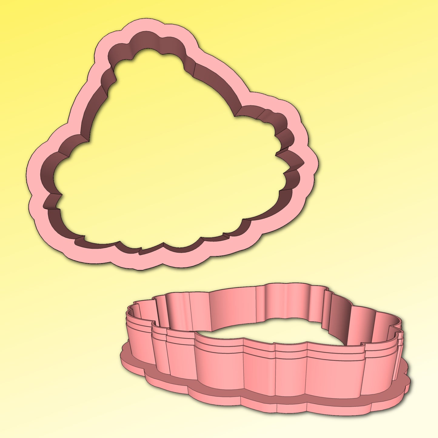 Floral Bunny Butt Cookie Cutter, Easter Cookie Cutters