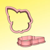 Girl Bunny Head Cookie Cutter, Easter Cookie Cutters