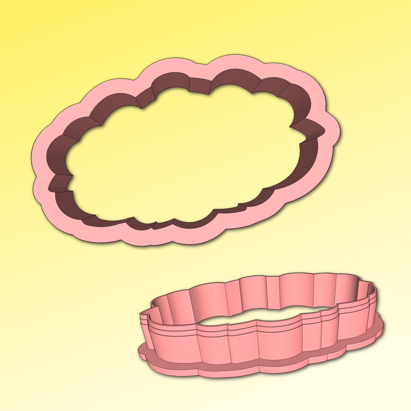 Floral Bunny Cookie Cutter, Easter Cookie Cutters